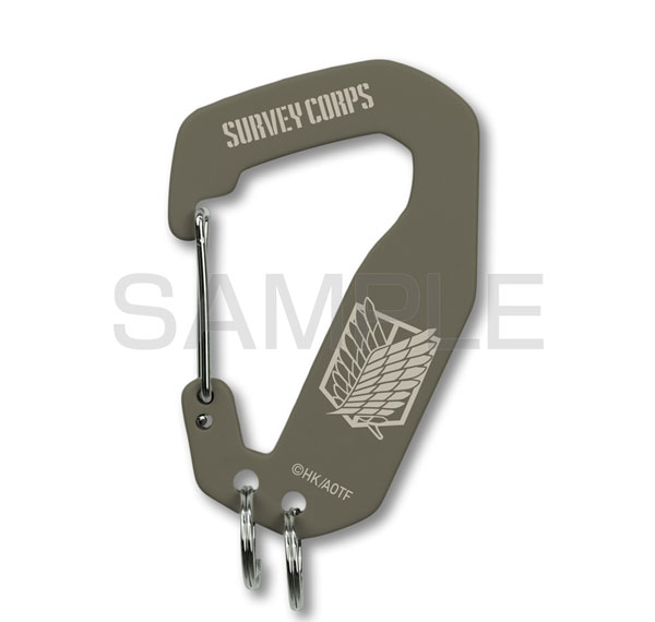 COSPA Attack on Titan Survey Corps Metal Carabiner