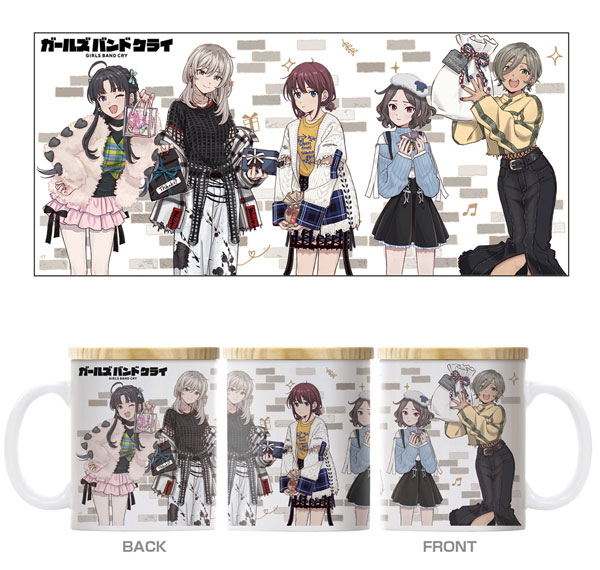 COSPA Girls Band Cry New Illustration Togenashi Togeari Full Color Mug w/Lid "for you" Ver. Bild 1