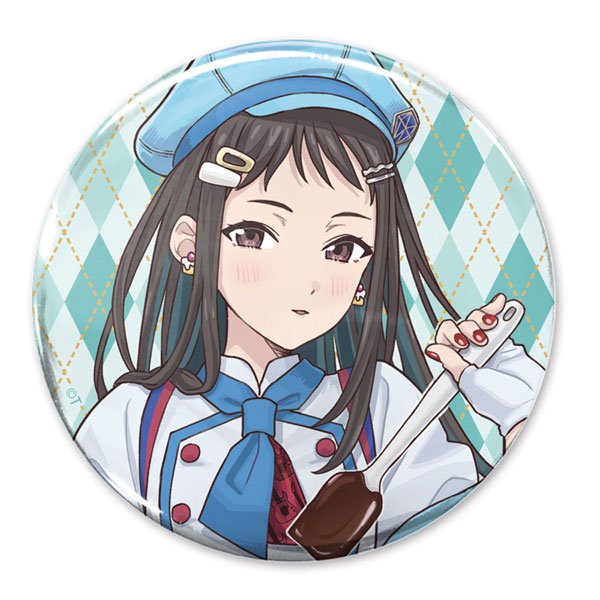 COSPA Girls Band Cry New Illustration Rin 65mm Tin Badge Patissier Ver. gambar 1