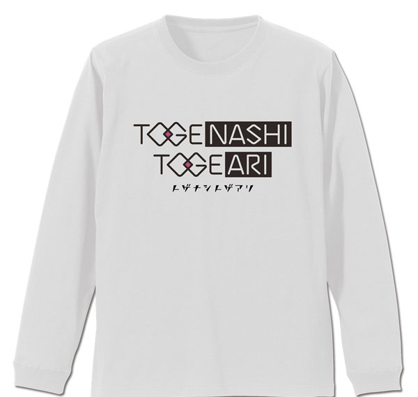 COSPA Girls Band Cry Togenashi Togeari Ribbed Long Sleeve T-shirt /WHITE-M รูปภาพ 1