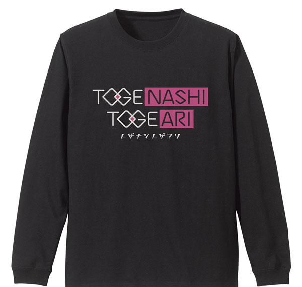 COSPA Girls Band Cry Togenashi Togeari Ribbed Long Sleeve T-shirt /BLACK-L รูปภาพ 1