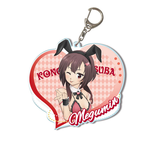 License Agent KonoSuba 3 Big Acrylic Keychain 02 (Megumin / Bunny Style Swimsuit ver.) [New Illustration] Bild 1