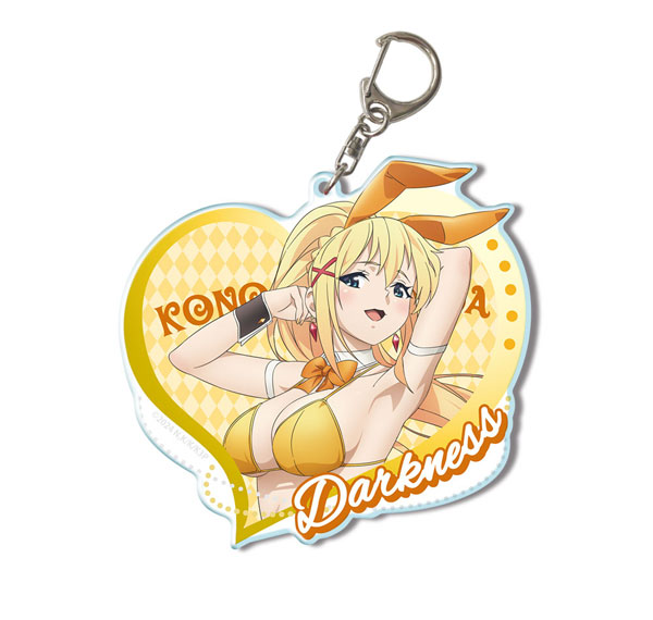 License Agent KonoSuba 3 Big Acrylic Keychain 03 (Darkness / Bunny Style Swimsuit ver.) [New Illustration] รูปภาพ 1