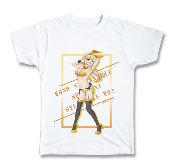 License Agent KonoSuba 3 T-shirt L Size Design 03 (Darkness / Bunny Style Swimsuit ver.) [New Illustration] รูปภาพ 1