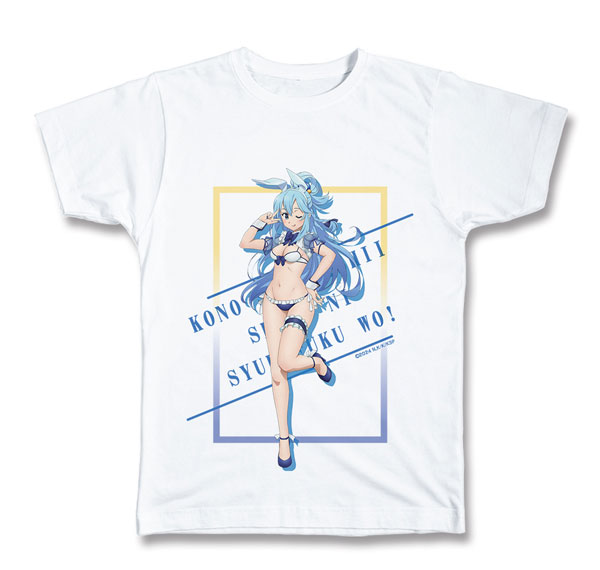License Agent KonoSuba 3 T-shirt XL Size Design 01 (Aqua / Bunny Style Swimsuit ver.) [New Illustration] Bild 1