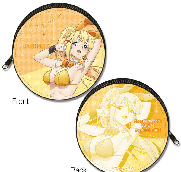License Agent KonoSuba 3 Marutto Leather Case Design 03 (Darkness / Bunny Style Swimsuit ver.) [New Illustration] รูปภาพ 1
