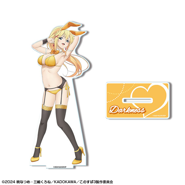 License Agent KonoSuba 3 Acrylic Stand Design 03 (Darkness / Bunny Style Swimsuit ver.) [New Illustration] image 1