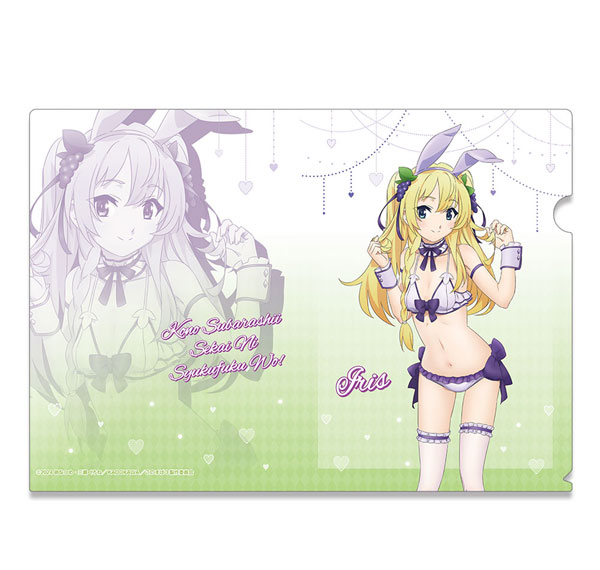 License Agent KonoSuba 3 Clear File Design 04 (Iris / Bunny Style Swimsuit ver.) [New Illustration] รูปภาพ 1