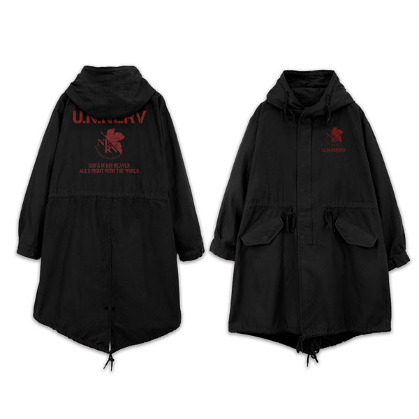 COSPA EVANGELION U.N.NERV M-51 Jacket /BLACK-XL