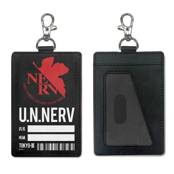 COSPA EVANGELION NERV Pass Case (w/Swivel Snap Hook) รูปภาพ 1