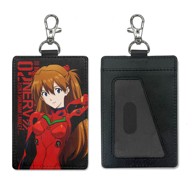 COSPA EVANGELION Asuka Langley Shikinami Pass Case (w/Swivel Snap Hook) รูปภาพ 1