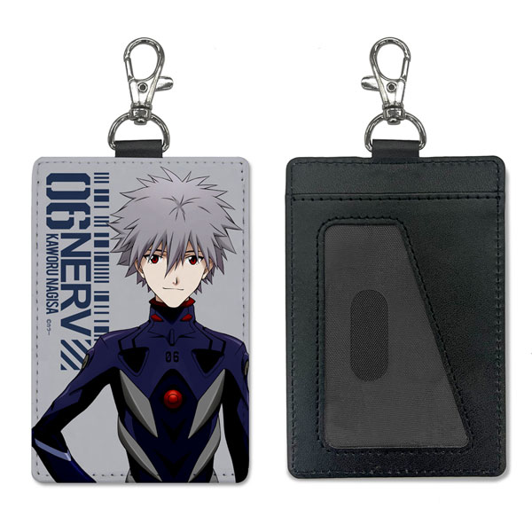 COSPA EVANGELION Kaworu Nagisa Pass Case (w/Swivel Snap Hook) image 1