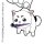COSPA Gintama Sadaharu Tsumamare Got Kagura's Umbrella! Ver. image 2