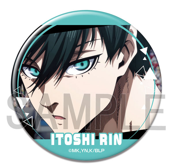 License Agent TV Anime "Bluelock" Tin Badge Ver.2 Design 03 (Rin Itoshi /A) Bild 1
