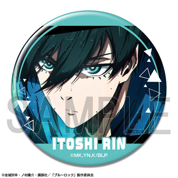 License Agent TV Anime "Bluelock" Tin Badge Ver.2 Design 04 (Rin Itoshi /B)