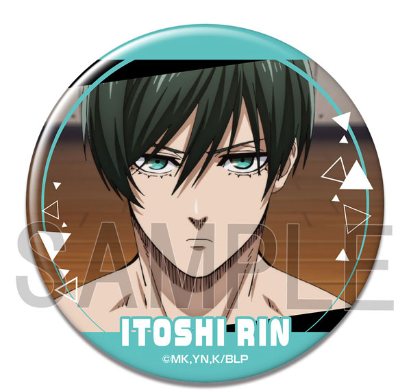 License Agent TV Anime "Bluelock" Tin Badge Ver.2 Design 05 (Rin Itoshi /C) รูปภาพ 1