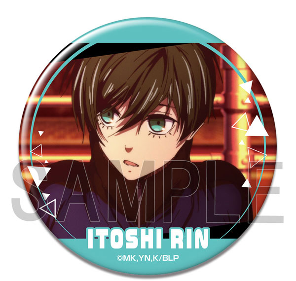 License Agent TV Anime "Bluelock" Tin Badge Ver.2 Design 06 (Rin Itoshi /D) รูปภาพ 1