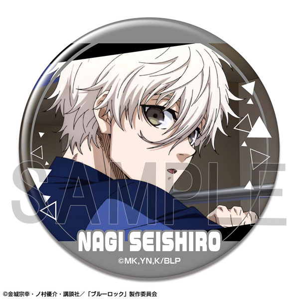 License Agent TV Anime "Bluelock" Tin Badge Ver.2 Design 09 (Seishirou Nagi /C) รูปภาพ 1
