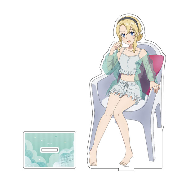 Curtain Damashii Rascal Does Not Dream of a Knapsack Kid New Illustration Jumbo Acrylic Stand (Nodoka Toyohama / Loungewear)