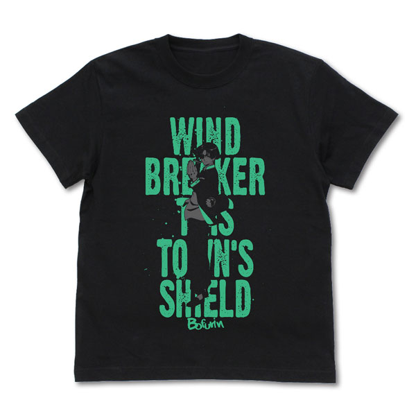 COSPA WIND BREAKER Hayato Suo T-shirt /BLACK-M