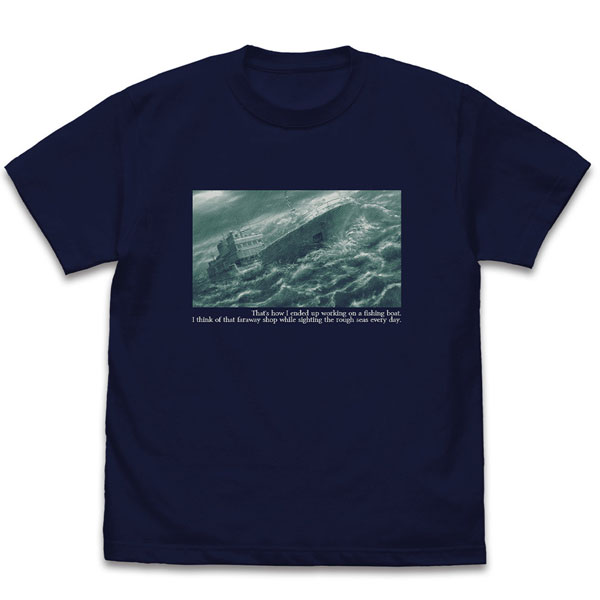 COSPA Bunny Garden Fishing Boat T-shirt /NAVY-XL 圖片 1