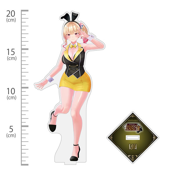 COSPA Bunny Garden Rin Double-sided Acrylic Stand (Large) image 1