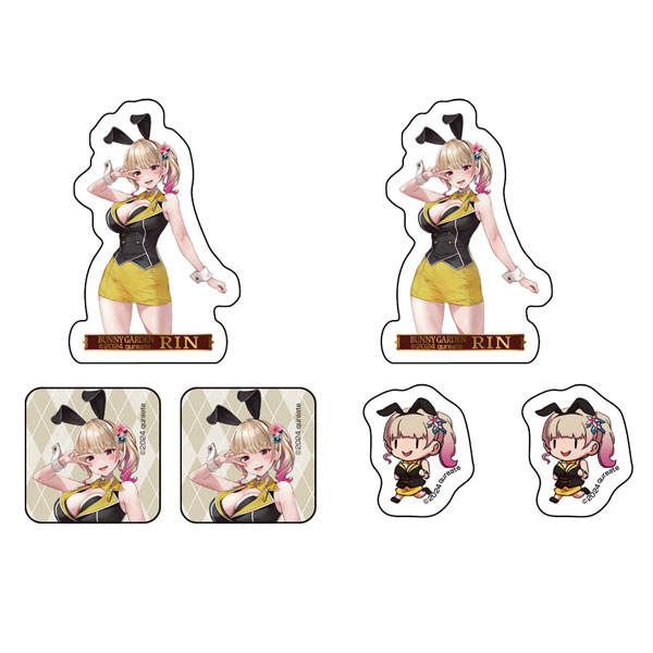 COSPA Bunny Garden Rin Mini Sticker Set รูปภาพ 1