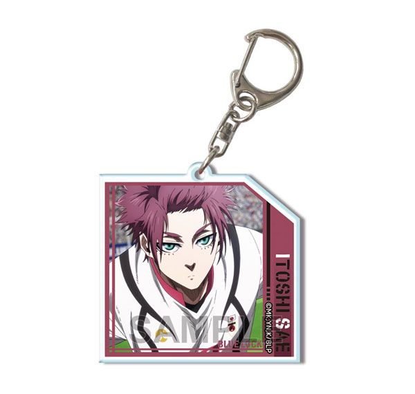 License Agent TV Anime "Bluelock" Acrylic Keychain Ver.2 Design 12 (Sae Itoshi /A) รูปภาพ 1