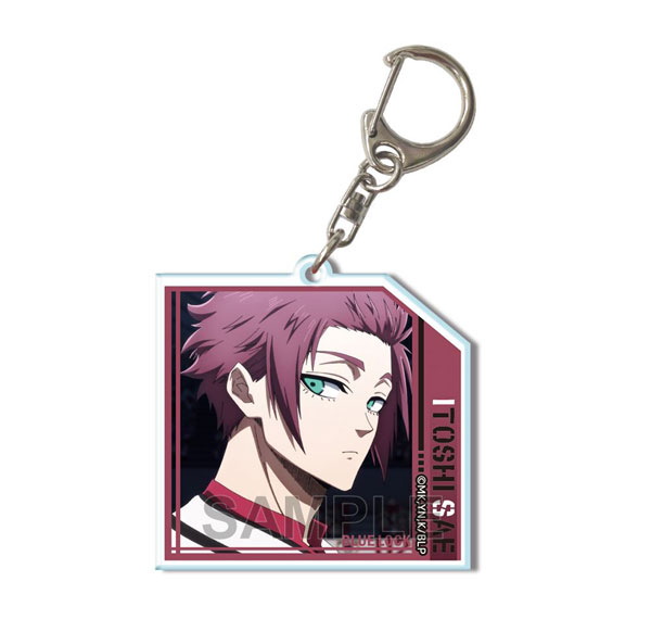 License Agent TV Anime "Bluelock" Acrylic Keychain Ver.2 Design 13 (Sae Itoshi /B) 이미지 1
