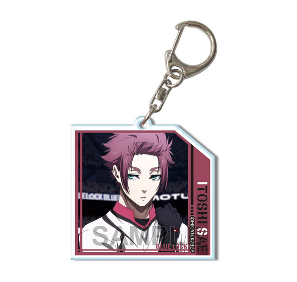 License Agent TV Anime "Bluelock" Acrylic Keychain Ver.2 Design 14 (Sae Itoshi /C) Bild 1