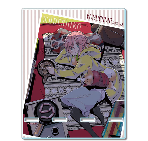 License Agent Yuru Camp SEASON3 Acrylic Smartphone Stand Design 01 (Nadeshiko Kagamihara) รูปภาพ 1