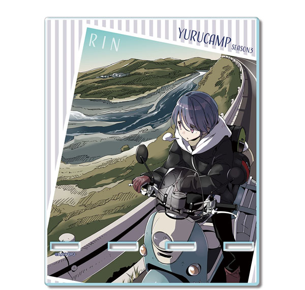 License Agent Yuru Camp SEASON3 Acrylic Smartphone Stand Design 02 (Rin Shima) Bild 1
