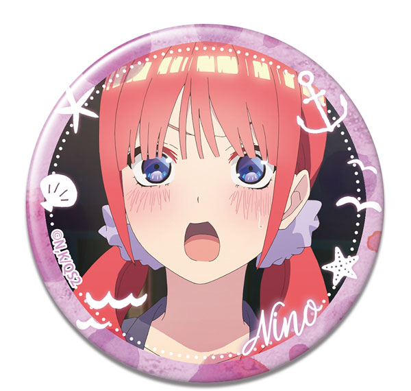 License Agent The Quintessential Quintuplets * Tin Badge Design 07 (Nino Nakano /C)