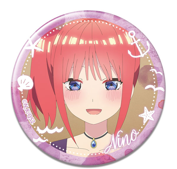 License Agent The Quintessential Quintuplets * Tin Badge Design 08 (Nino Nakano /D)