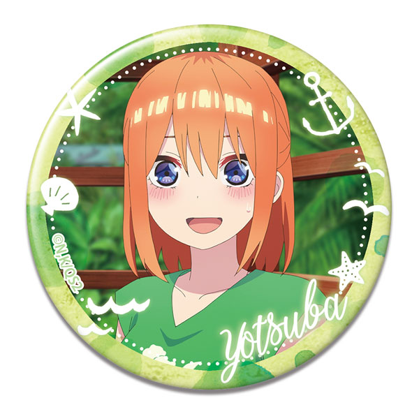 License Agent The Quintessential Quintuplets * Tin Badge Design 15 (Yotsuba Nakano /C)