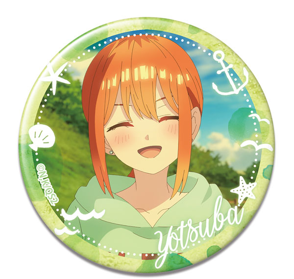 License Agent The Quintessential Quintuplets * Tin Badge Design 16 (Yotsuba Nakano /D)