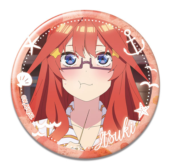 License Agent The Quintessential Quintuplets * Tin Badge Design 18 (Itsuki Nakano /B)