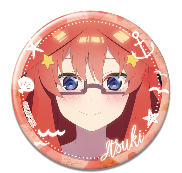 License Agent The Quintessential Quintuplets * Tin Badge Design 19 (Itsuki Nakano /C)