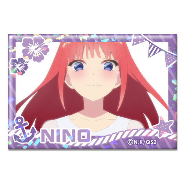 License Agent The Quintessential Quintuplets * Hologram Tin Badge Design 06 (Nino Nakano /B) Bild 1