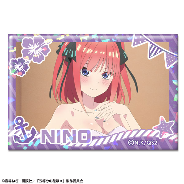 License Agent The Quintessential Quintuplets Hologram Tin Badge Design 08 (Nino Nakano /D)