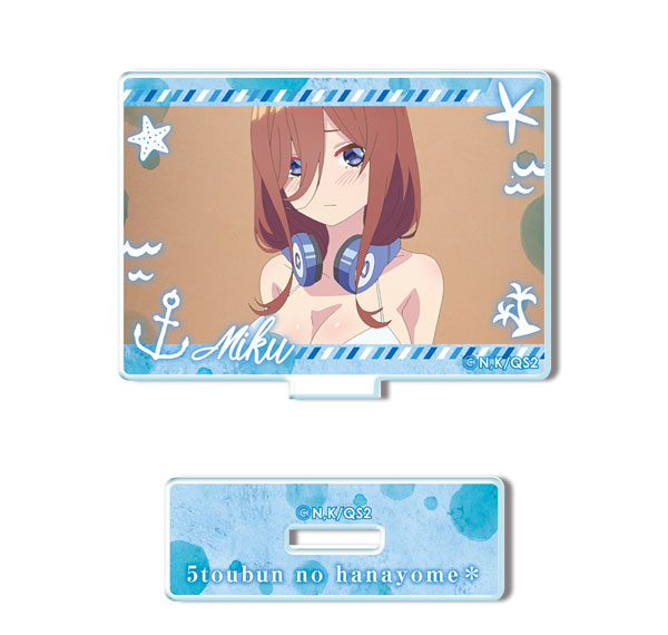 License Agent The Quintessential Quintuplets * Mini Acrylic Stand Design 10 (Miku Nakano /B)