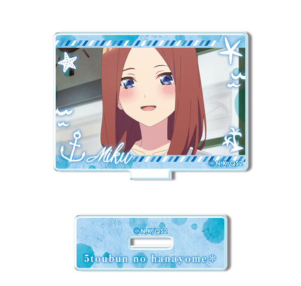 License Agent The Quintessential Quintuplets * Mini Acrylic Stand Design 11 (Miku Nakano /C)