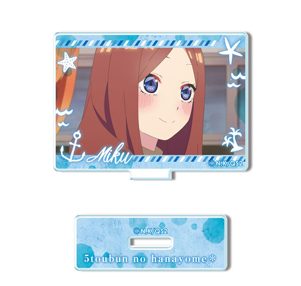 License Agent The Quintessential Quintuplets * Mini Acrylic Stand Design 12 (Miku Nakano /D)