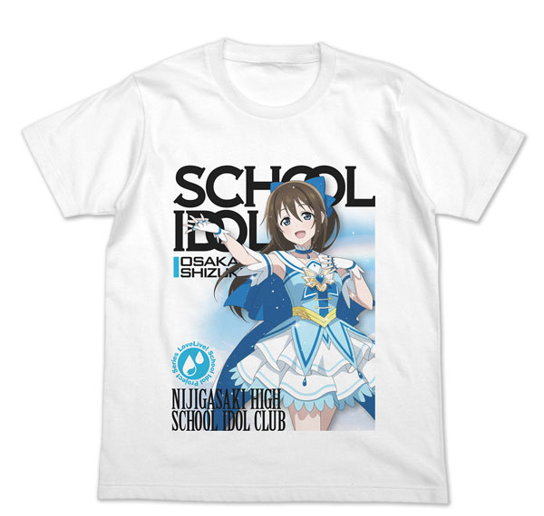 COSPA Love Live! Nijigasaki High School Idol Club Shizuku Osaka Full Color T-shirt Official Card Game Ver./WHITE-S Bild 1