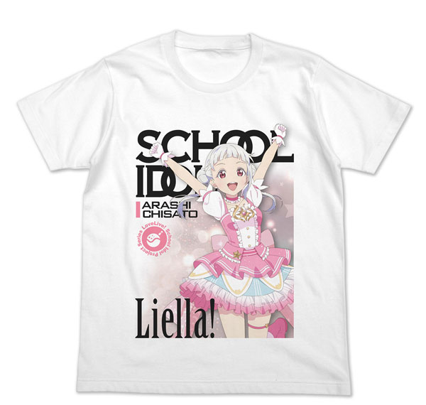 COSPA Love Live! Super Star!! Chisato Arashi Full Color T-shirt Official Card Game Ver./WHITE-XL