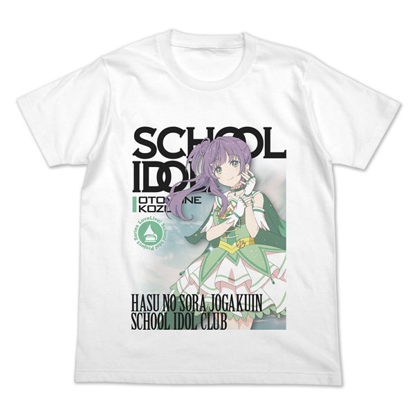 COSPA Love Live! Hasunosora Girls' High School Idol Club Kozue Otomune Full Color T-shirt Official Card Game Ver./WHITE-XL รูปภาพ 1