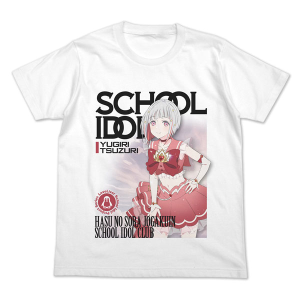 COSPA Love Live! Hasunosora Girls' High School Idol Club Tsuzuri Yugiri Full Color T-shirt Official Card Game Ver./WHITE-XL