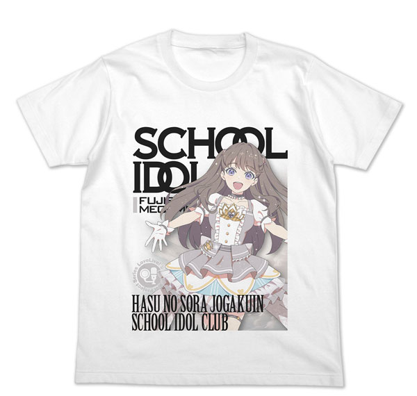 COSPA Love Live! Hasunosora Girls' High School Idol Club Megumi Fujishima Full Color T-shirt Official Card Game Ver./WHITE-L Bild 1