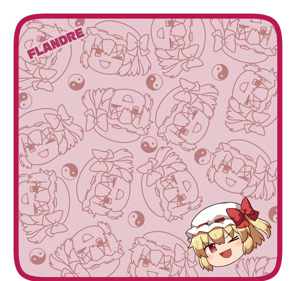 Hakurei Jinja Suukeikai Touhou Project Yukkuri Gensoukyou Flandre Scarlet Full Color Hand Towel Ayumi Takato Ver. Bild 1