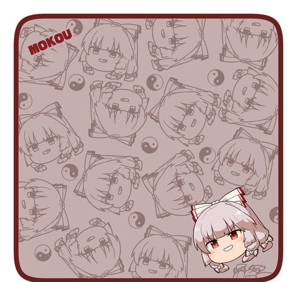 Hakurei Jinja Suukeikai Touhou Project Yukkuri Gensoukyou Fujiwara no Mokou Full Color Hand Towel Ayumi Takato Ver. Bild 1